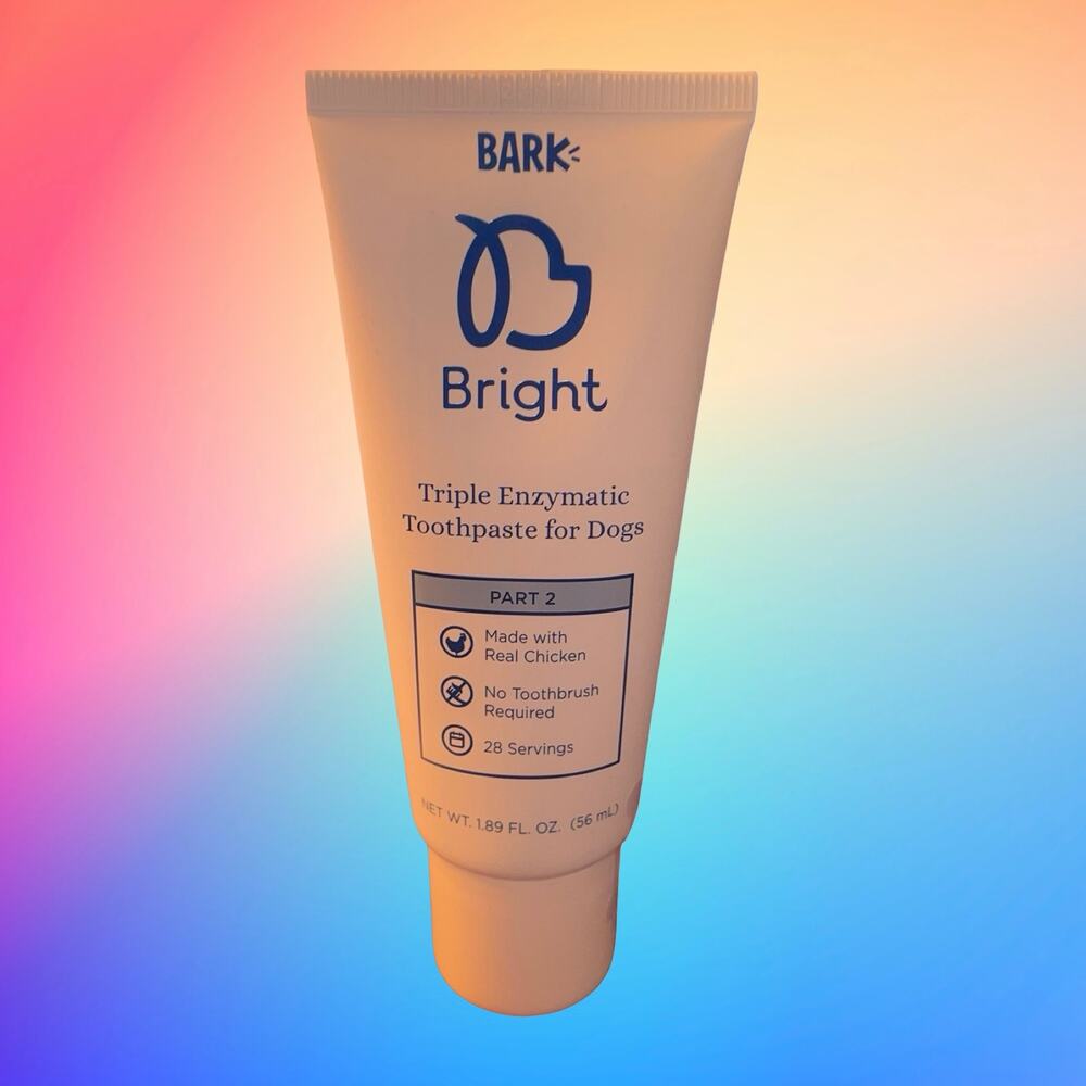 Bark Bright Dental Gel for Dogs Pup Pet Toothpaste 1.9 oz
